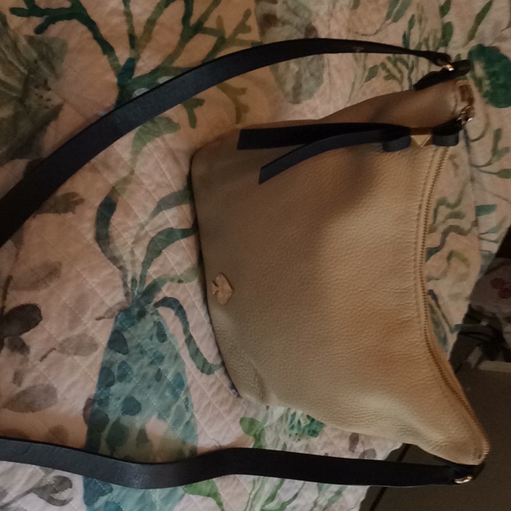 Kate Spade soft leather cream and black purse